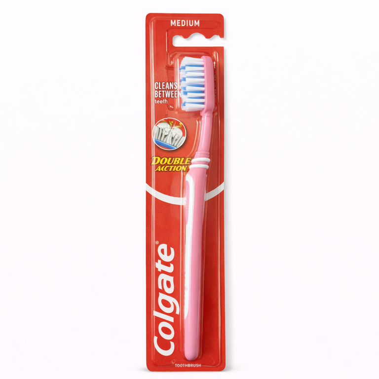 Colgate Double Action Toothbrush Medium x 1 toothbrush